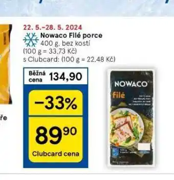 Tesco Nowaco filé porce nabídka