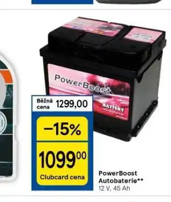 Tesco Powerboost autobaterie nabídka