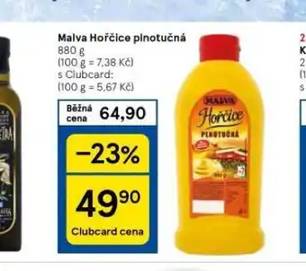 Tesco Malva hořčice nabídka