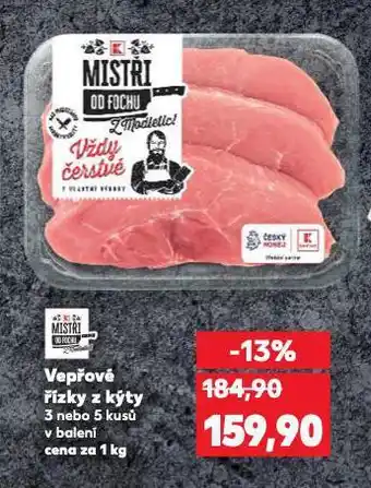 Kaufland Vepřové řízky z kýty nabídka