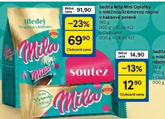 Tesco Mila nabídka