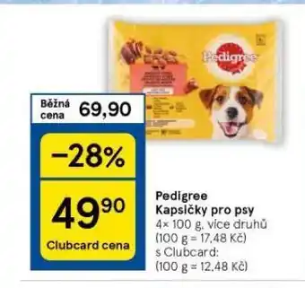 Tesco Pedigree kapsičky pro psy nabídka