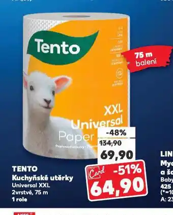 Kaufland Tento kuchyňské utěrky nabídka