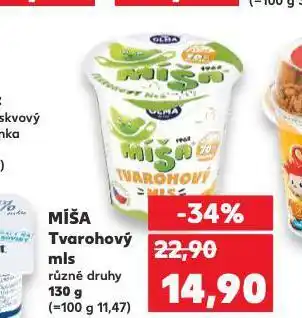 Kaufland Míša tvarohový mls nabídka