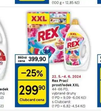 Tesco Rex prací prostředek nabídka