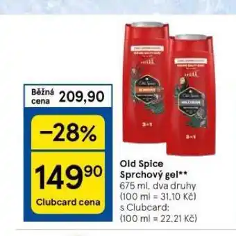 Tesco Old spice sprchový gel nabídka