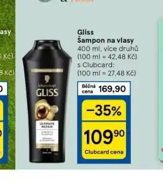 Tesco Gliss šampon nabídka