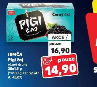 Kaufland Jemča pigi čaj nabídka