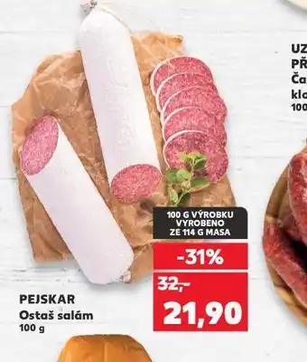 Kaufland Ostaš salám nabídka