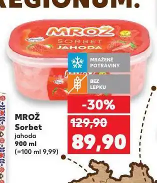Kaufland Mrož sorbet nabídka
