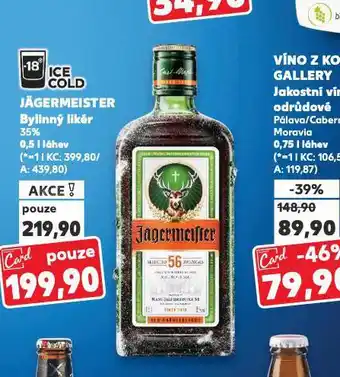 Kaufland Jägermeister nabídka