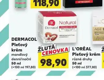 Kaufland Dermacol pleťový krém nabídka