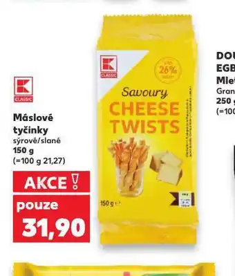 Kaufland Máslové tyčinky nabídka