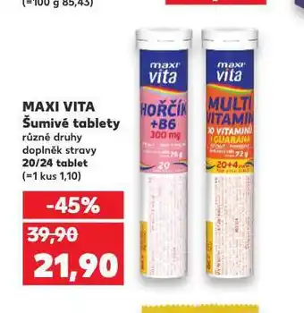 Kaufland Maxi vita šumivé tablety nabídka
