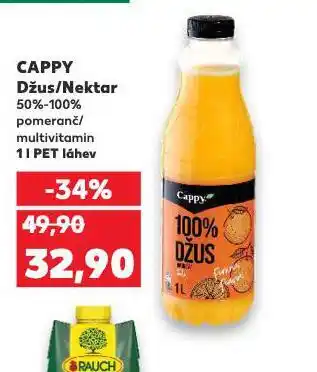 Kaufland Cappy džus / nektar nabídka