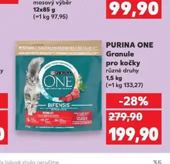 Kaufland Purina one granule pro kočky nabídka