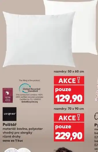 Kaufland Polštář 70 x 90 cm nabídka