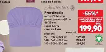 Kaufland Napínací prostěradlo 180-200 x 200 cm nabídka