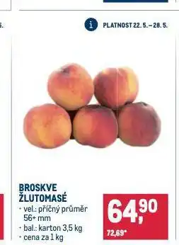 Makro Broskve nabídka