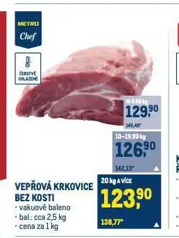 Makro Vepřová krkovice bez kosti nabídka