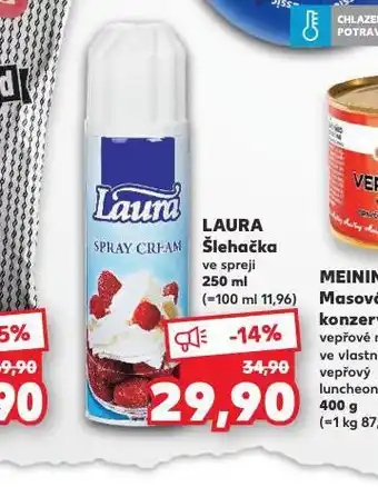 Kaufland Laura šlehačka nabídka