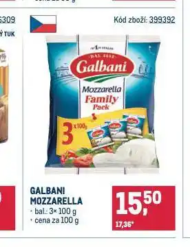 Makro Galbani mozzarella nabídka