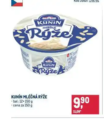 Makro Kunín mléčná rýže nabídka