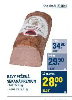 Makro Ravy pečená sekaná nabídka