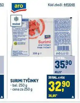 Makro Surimi tyčinky nabídka