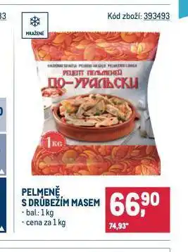 Makro Pelmeně s drůbežím masem nabídka