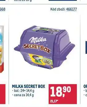 Makro Milka secret box nabídka