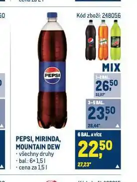 Makro Pepsi nabídka
