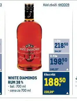 Makro White diamonds rum nabídka