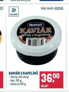 Makro Kaviár nabídka