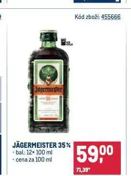 Makro Jagermeister nabídka