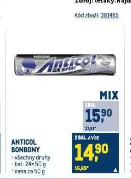 Makro Anticol bonbony nabídka