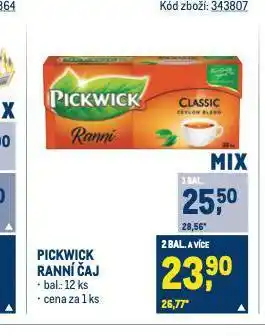 Makro Pickwick čaj nabídka