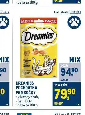 Makro Dreamies pochoutka pro kočky nabídka