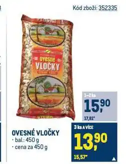 Makro Ovesné vločky nabídka