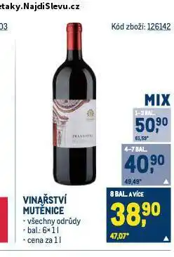 Makro Vinařství mutěnice nabídka