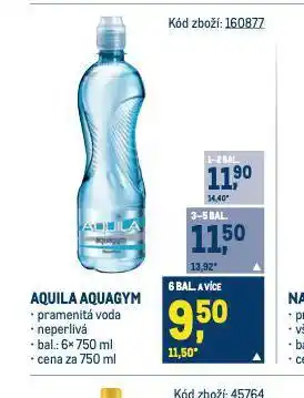 Makro Aquila aquagym nabídka