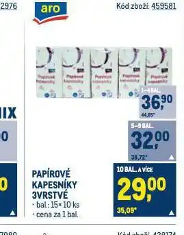 Makro Papírové kapesníky nabídka