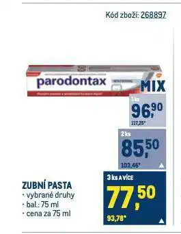 Makro Parodontax zubní pasta nabídka