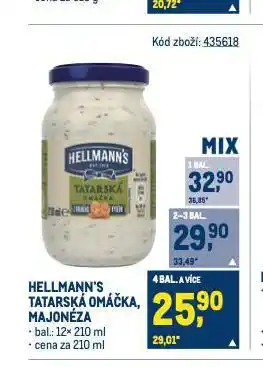 Makro Hellmann's majonéza nabídka