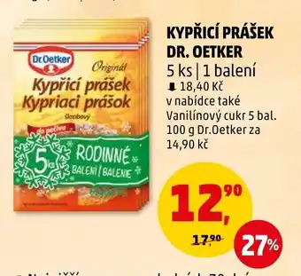 Penny Market KYPŘICÍ PRÁŠEK DR. OETKER nabídka