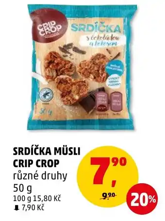 Penny Market SRDÍČKA MÜSLI CRIP CROP nabídka