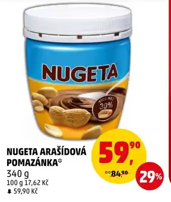 Penny Market NUGETA ARAŠÍDOVÁ POMAZÁNKA nabídka