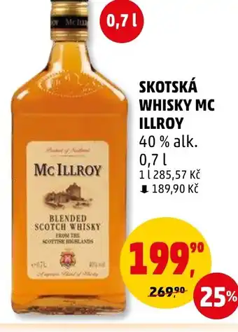 Penny Market SKOTSKÁ WHISKY MC ILLROY nabídka