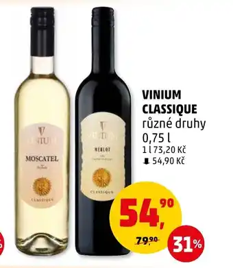 Penny Market VINIUM CLASSIQUE nabídka