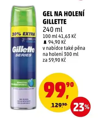 Penny Market GEL NA HOLENÍ GILLETTE nabídka